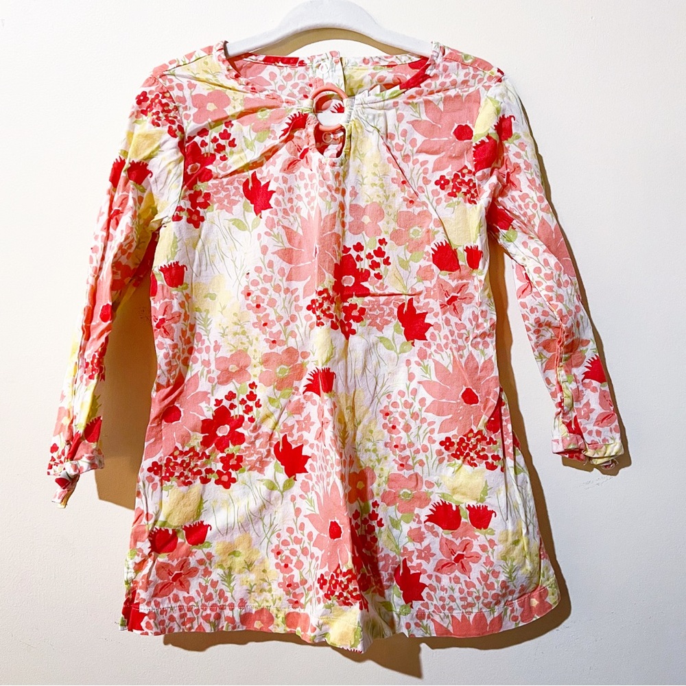 Janie and Jack Pink Floral Girls' Swim Coverup